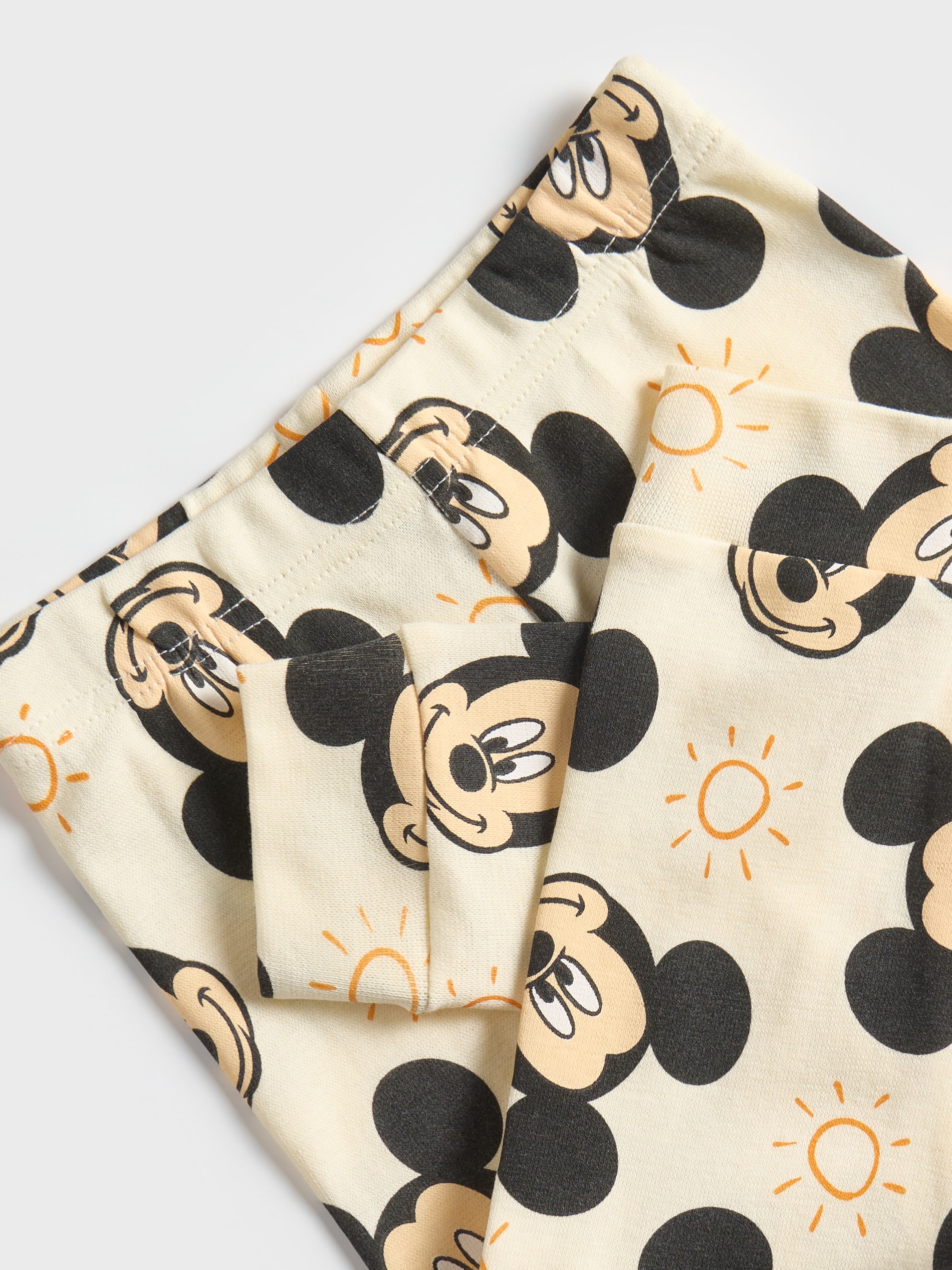 Bawełniane legginsy ze wzorem Mickey Mouse