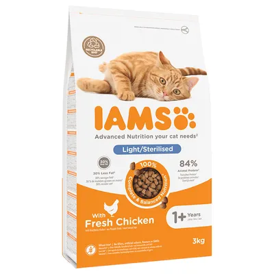 IAMS Advanced Nutrition Light/Sterilised Cat with Chicken