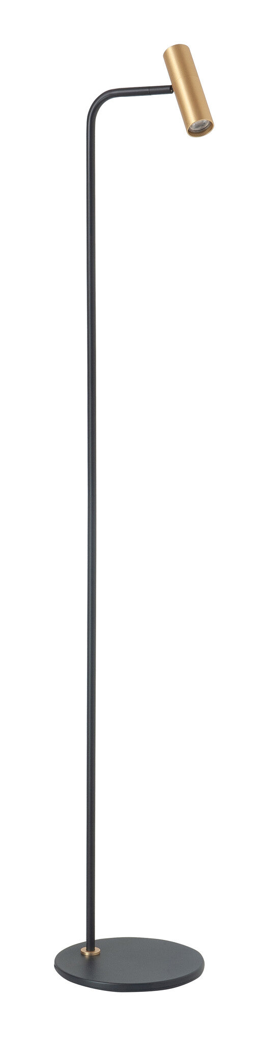 Highlight Highlight Vloerlamp Trend Zwart Goud 1 lichts 132cm mini