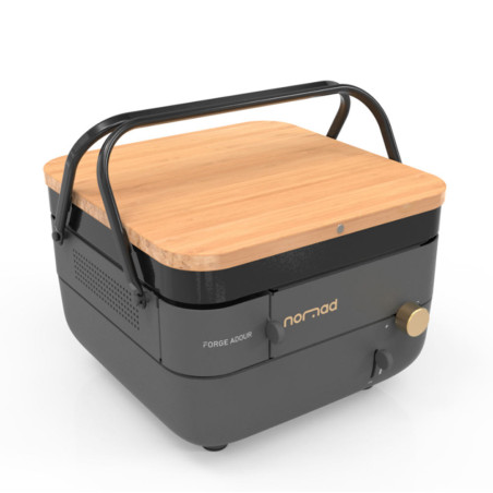 Plancha gaz mobile NOMAD   sac de transport   spatule - Forge Adour
