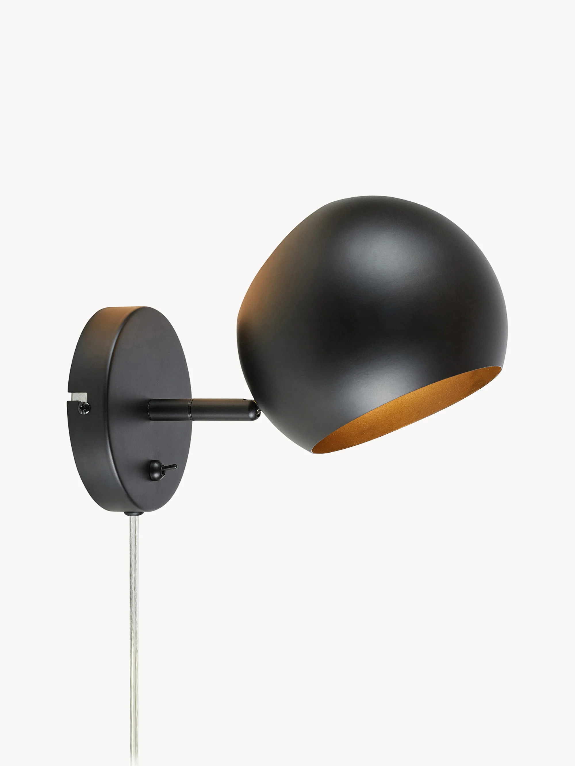 Wandleuchte Edgar mit Stecker