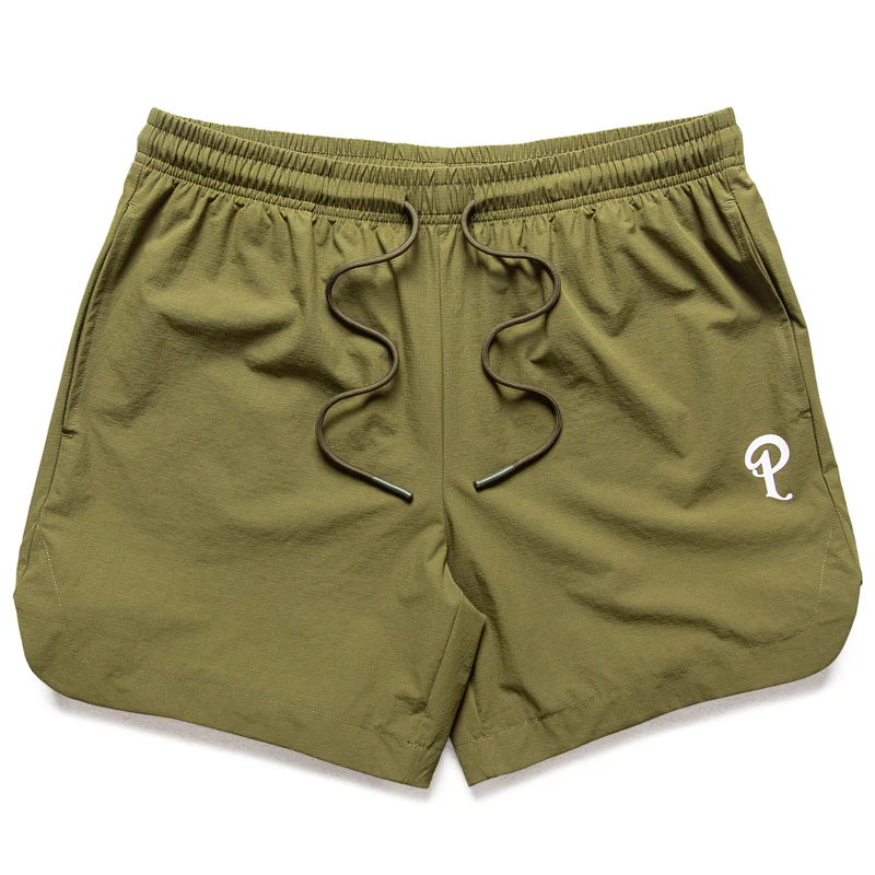 Politics Stride Short - Olive