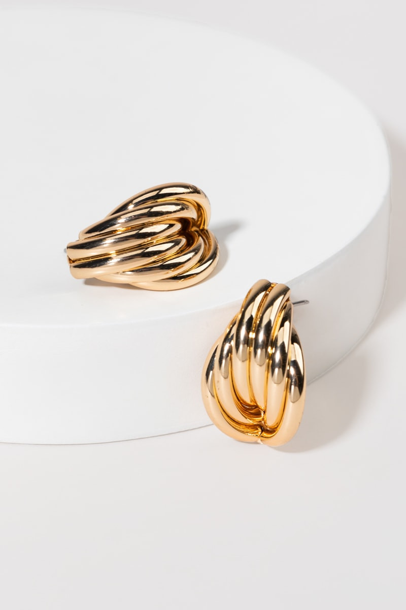 Kelsey Banded Stud Earrings