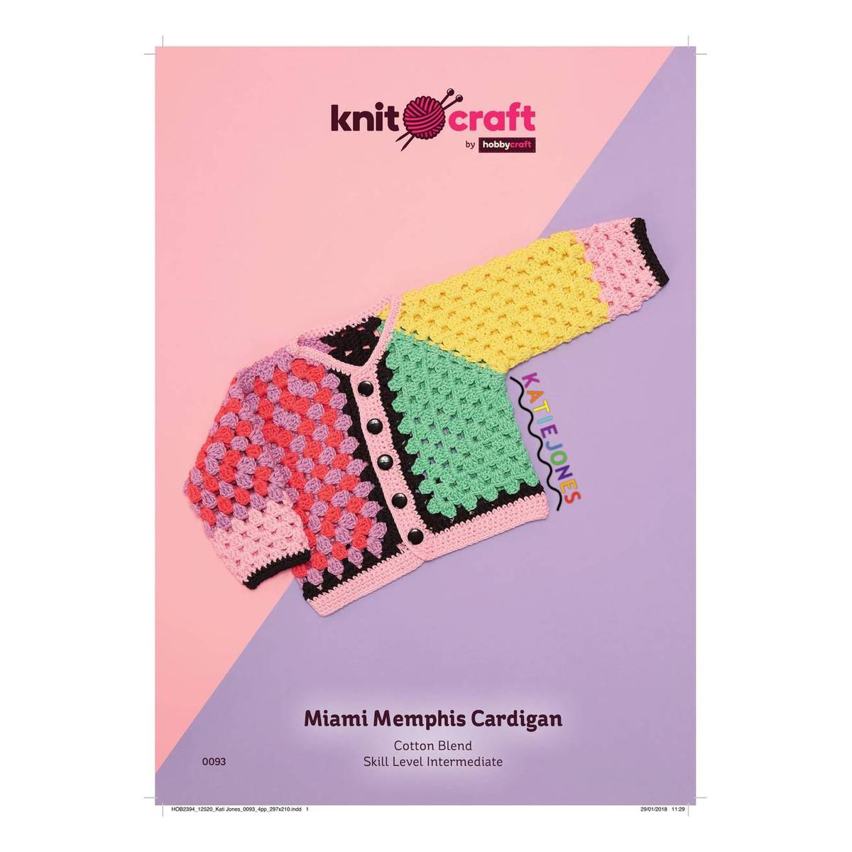 Knitcraft Katie Jones Kids' Cardigan Digital Pattern 0093