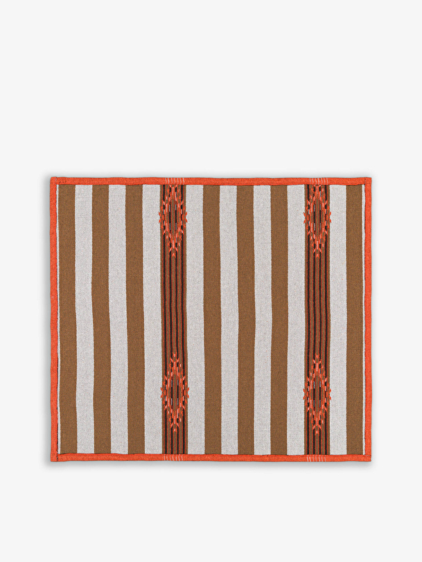 Plaid pueblo bi-face 140x200 multico multicolore
