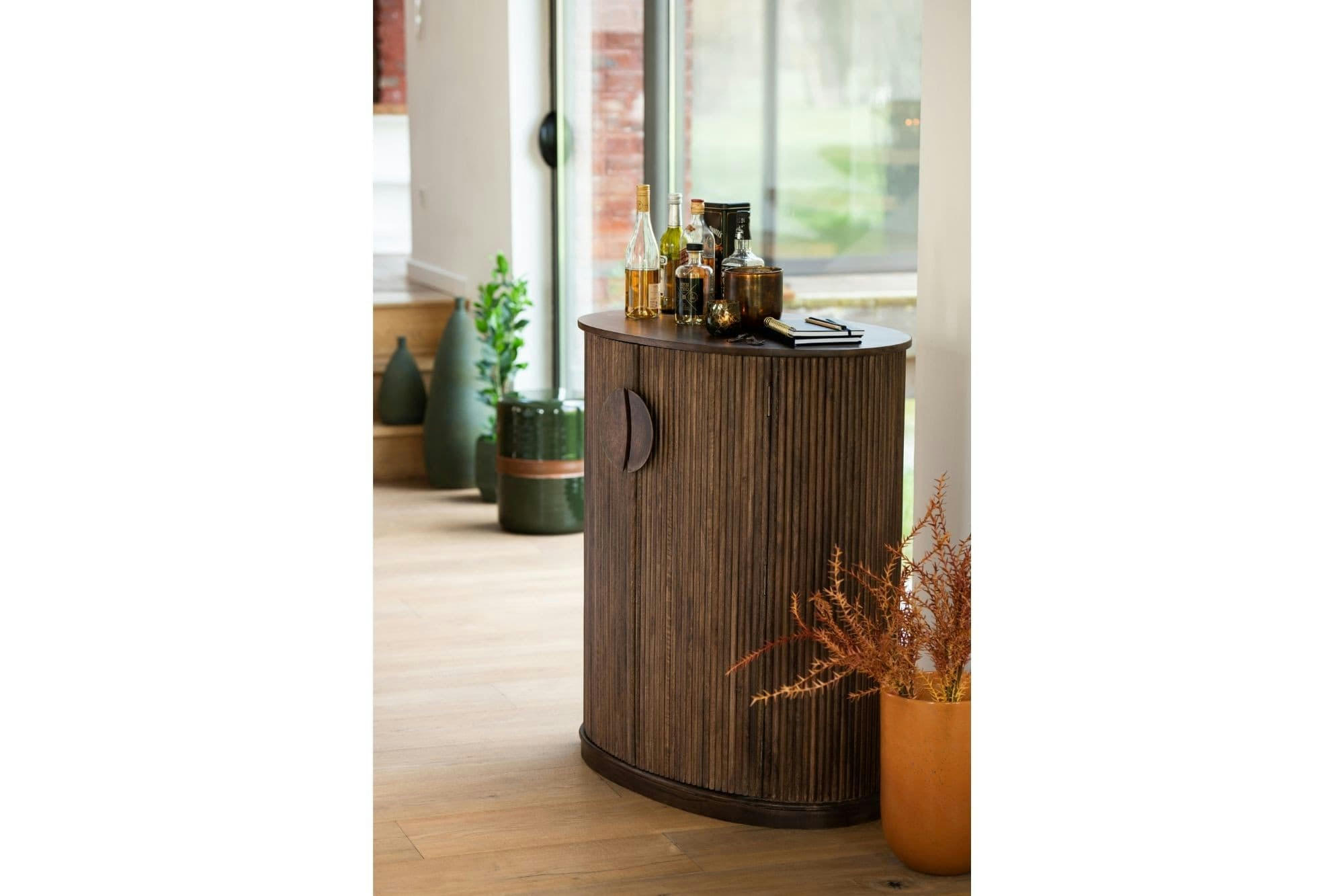 BALI - Buffet haut en bois de manguier