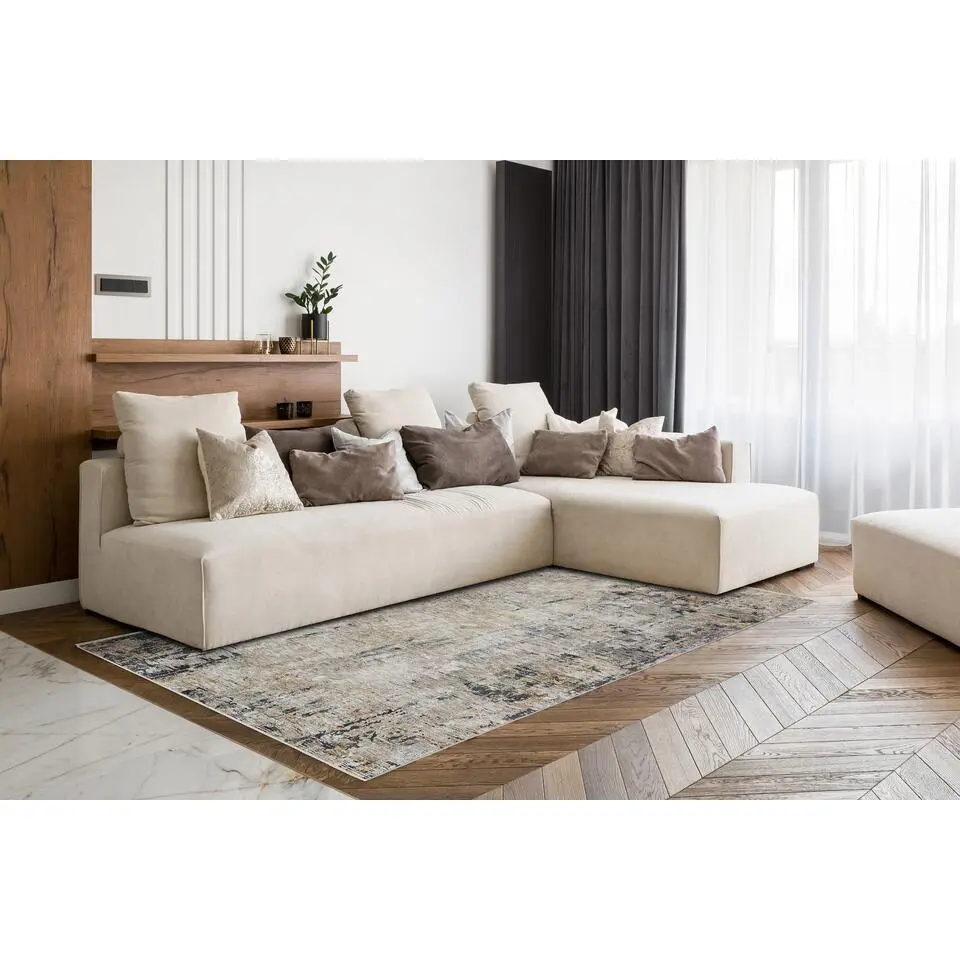 Dutch Lifestyle - Polyester - Vloerkleed - 160x230cm - Beige