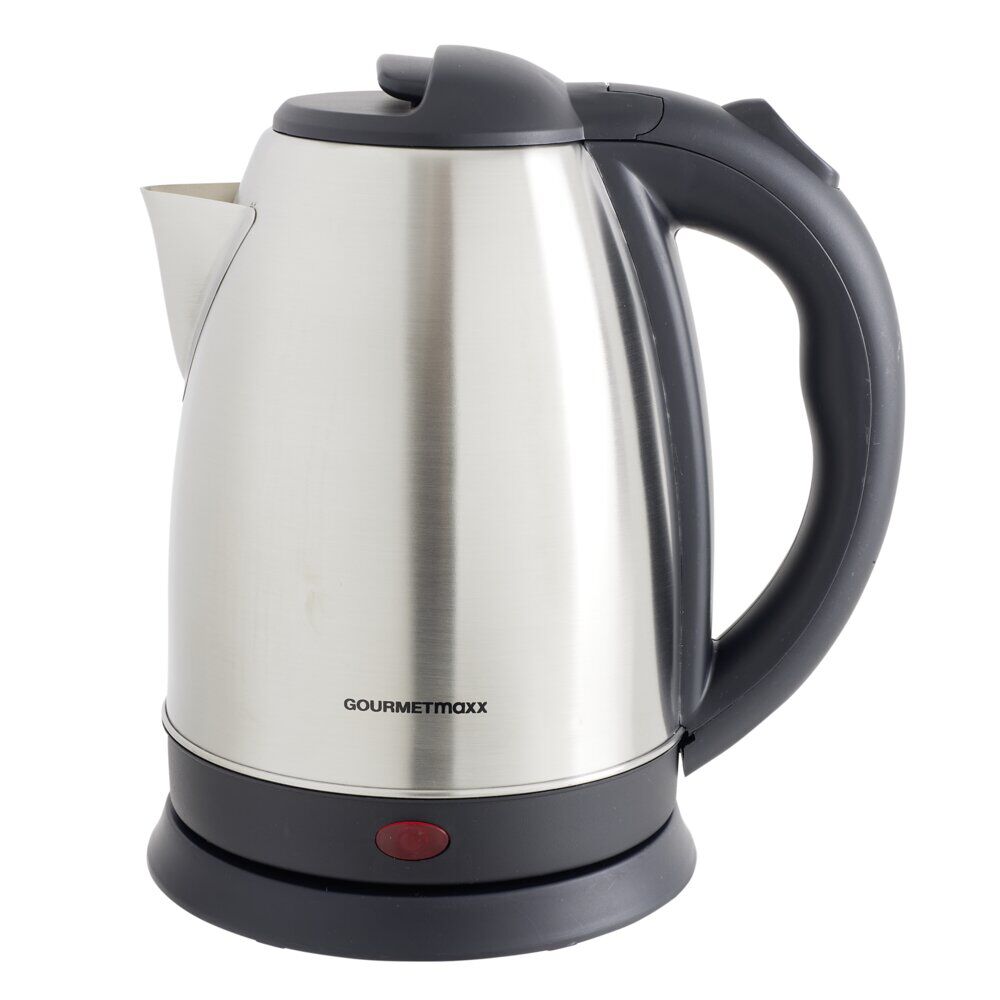 Bouilloire électrique inox Gourmetmaxx 1,8L 1500W