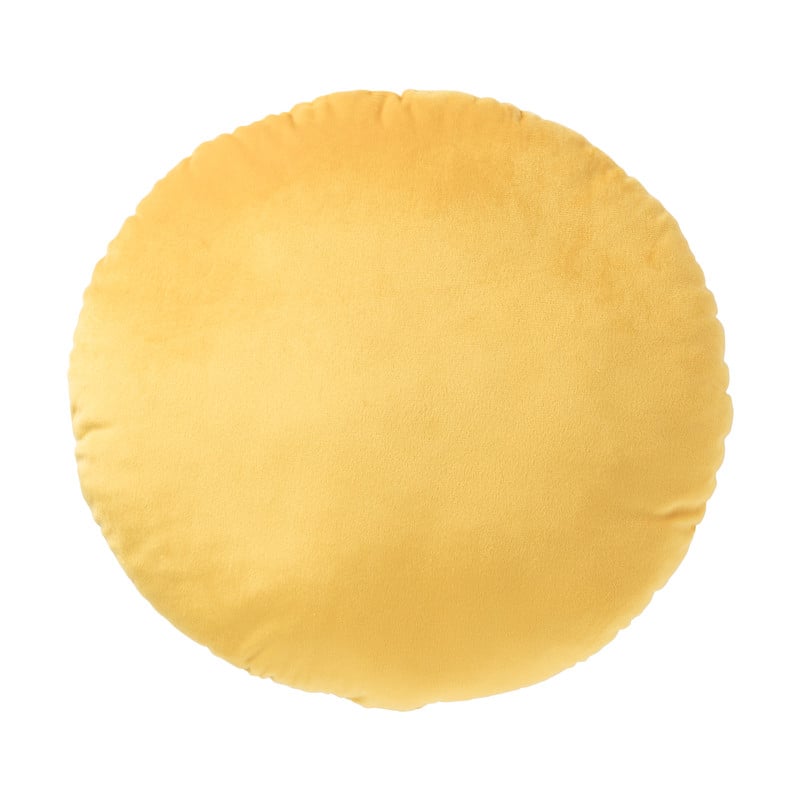 Glimlach kussen - oranje - &Oslash;35 cm