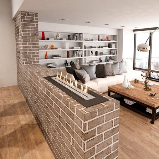 Decoflame Bioethanol Fireplace 1500mm Insert - Automatic Refill & 8 to 16 Hour Burn Times