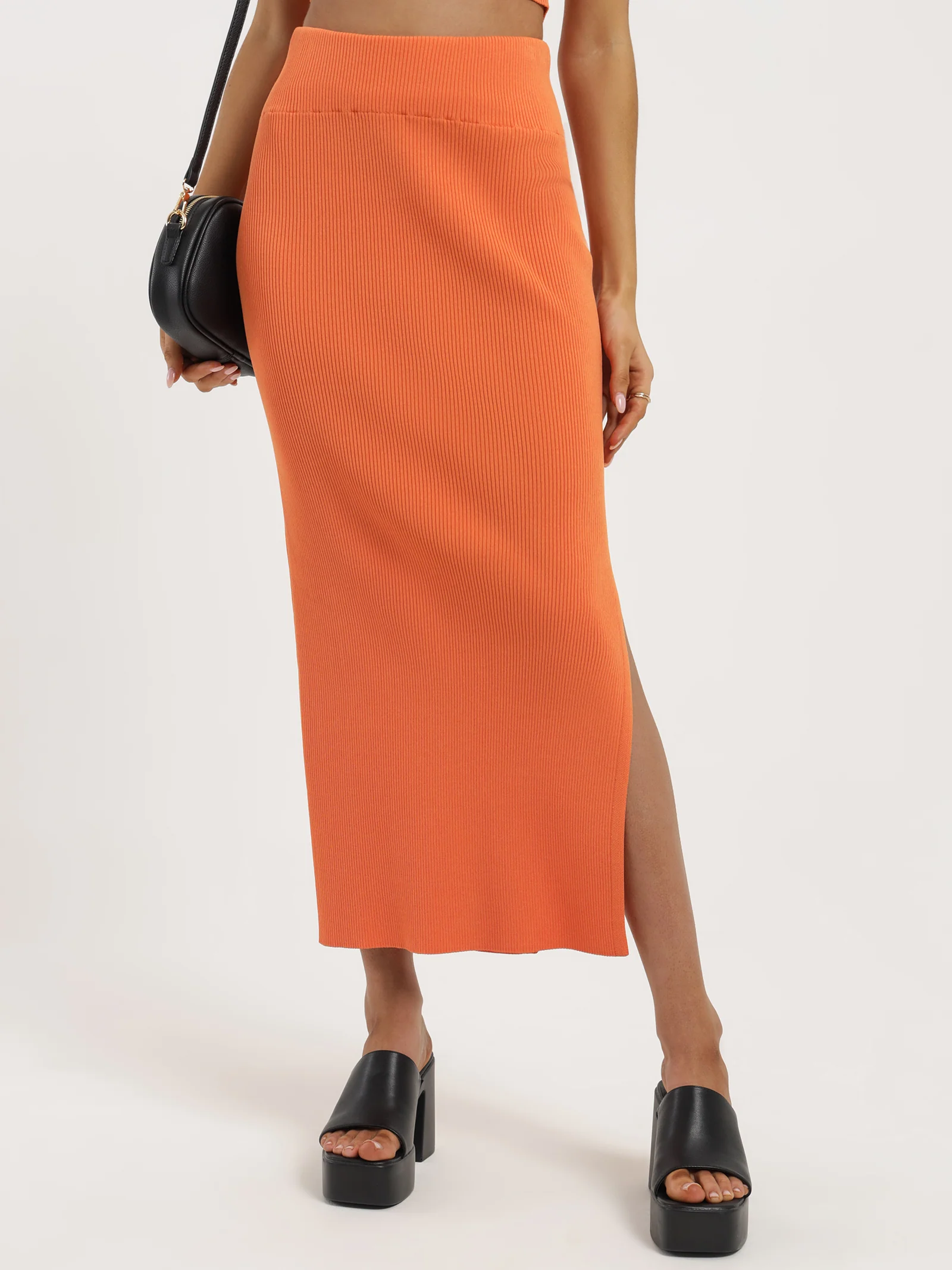 Ariya Knit Midi Skirt