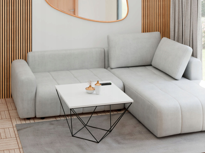 Ława Kawowa Druciana Stolik Loft Industrial Czarny
