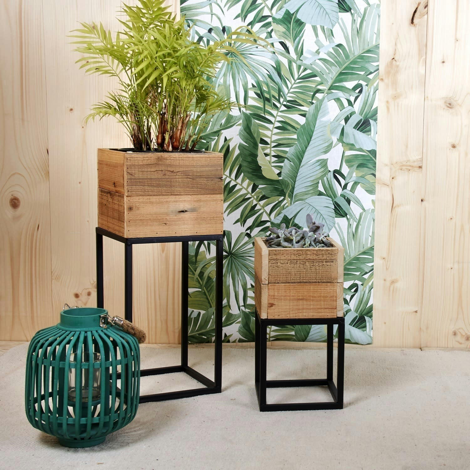 - Sellettes jardinières lofty (lot de 3)