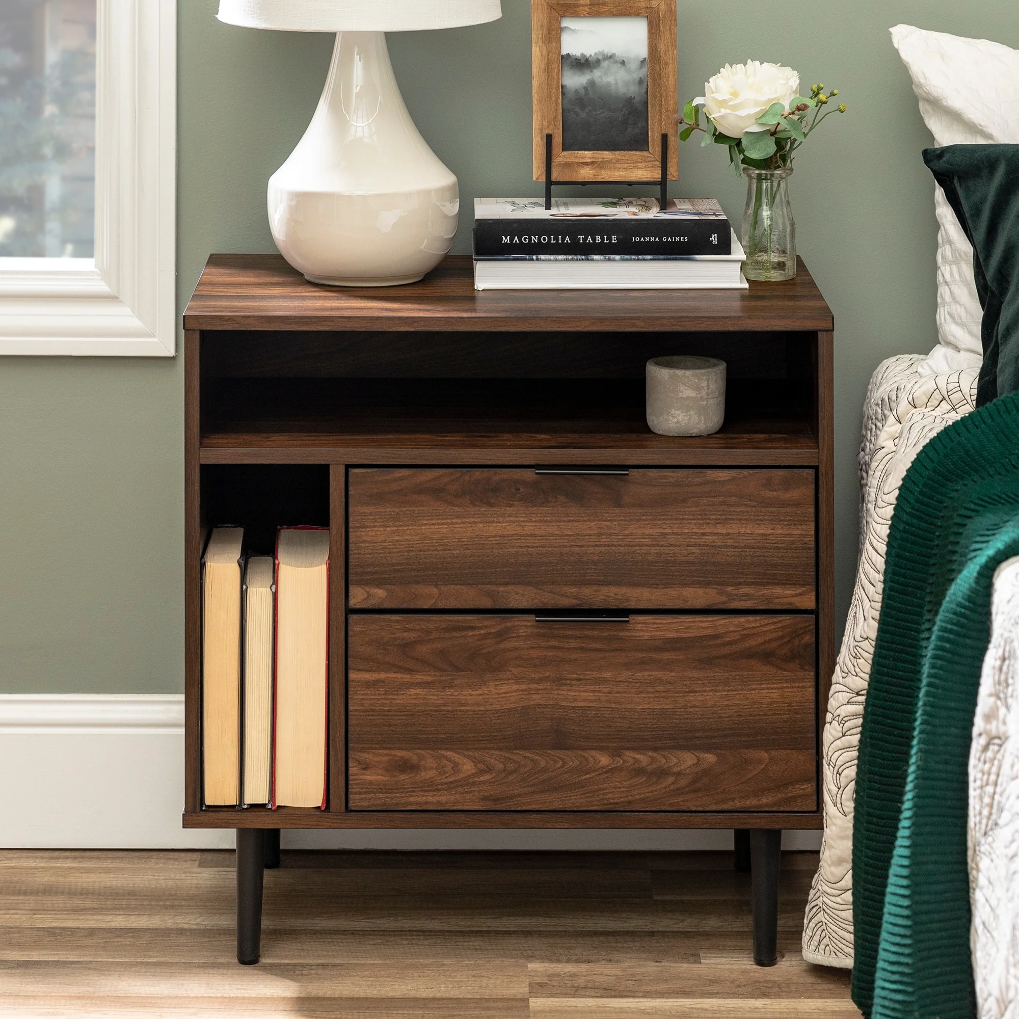 Middlebrook 25-inch Modern 2-Drawer Storage Nightstand