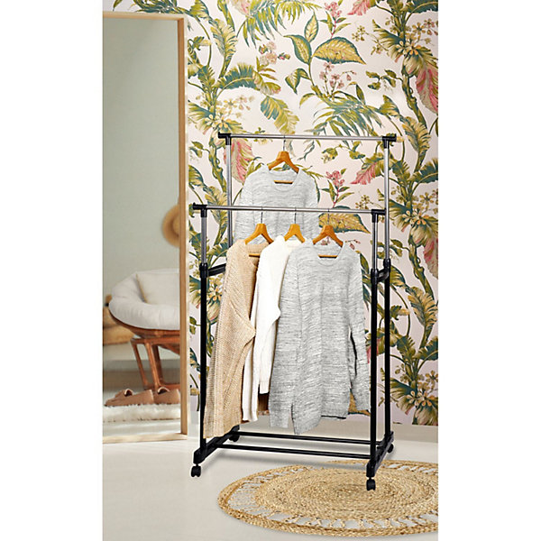 Double penderie mobile Pendo - L. 80 x H. 170 cm