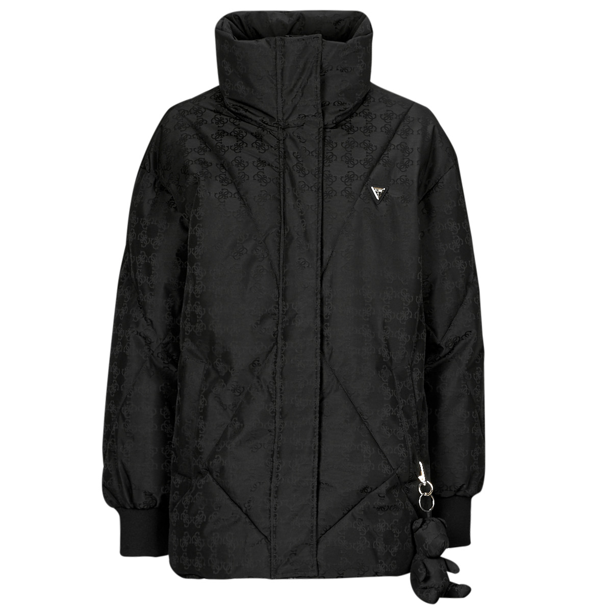 Guess - 4G LOGO PUFFER JACKET - Black