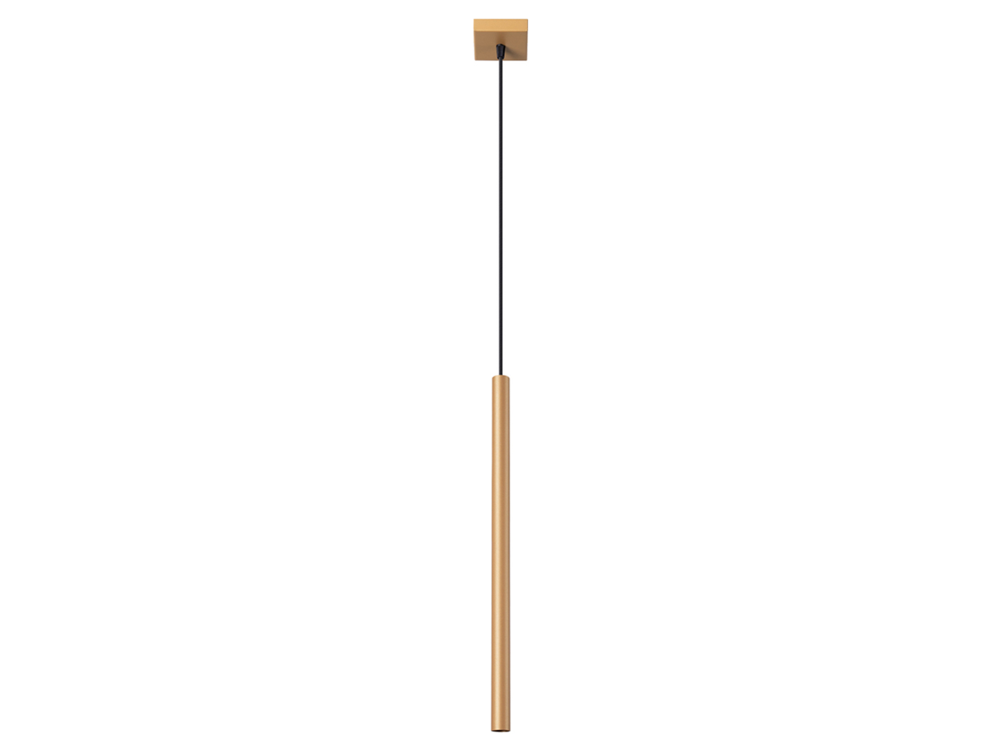 Lampa wisząca Pastelo 115 cm stalowa złota
