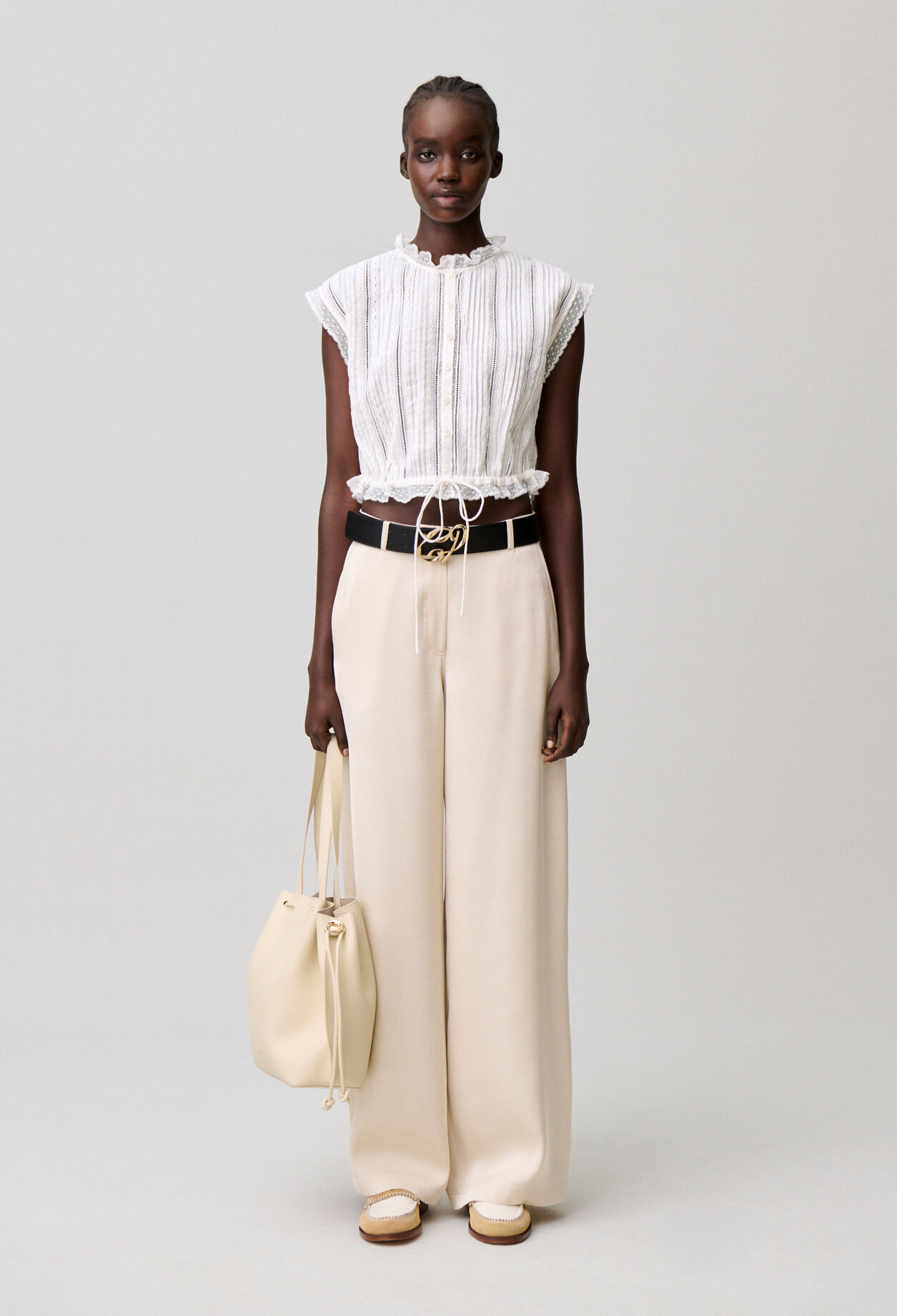Chemise courte sans manches