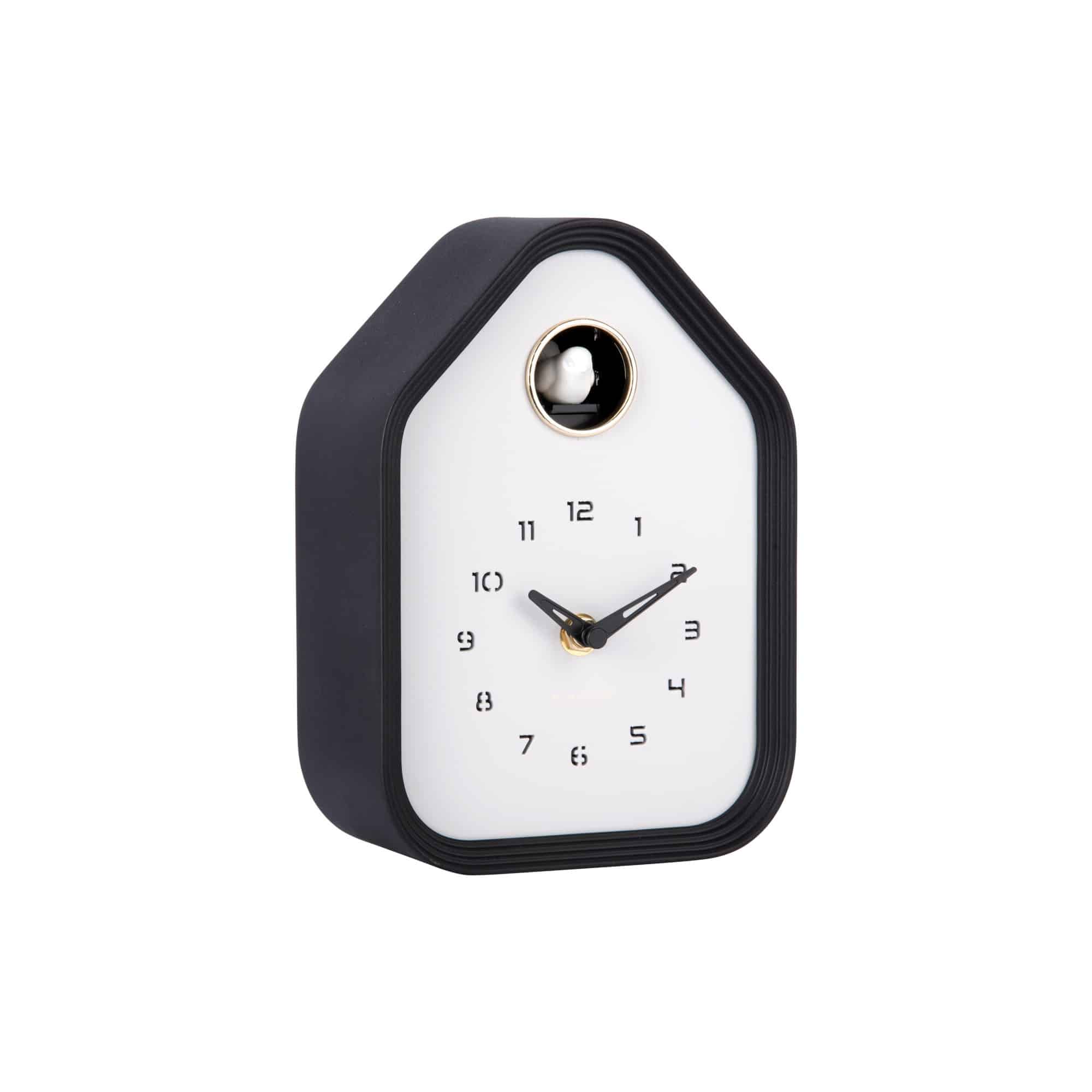 Karlsson wandklok Reina Cuckoo - zwart - 7.4x14.4x20.4cm