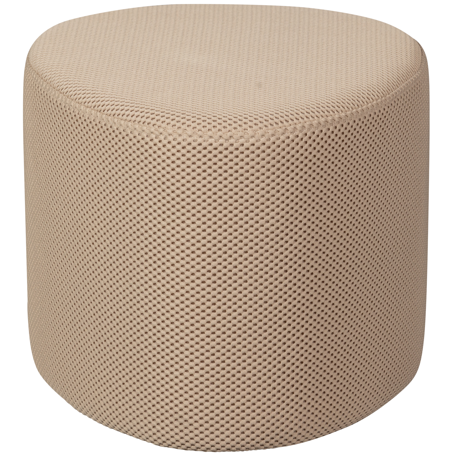 WOOOD poef Puuk - Mesh - Naturel - 38x60x47
