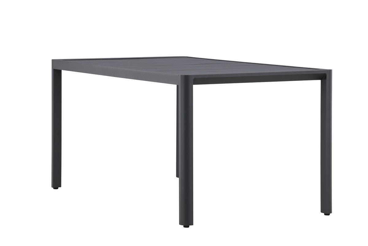 Rebellenclub Rechthoekige Tuintafel Minosa - 150 x 85 cm - Zwart