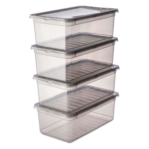 Aufbewahrungsbox »Bea«, 5,6L 33x19,5x12 cm crystal grey