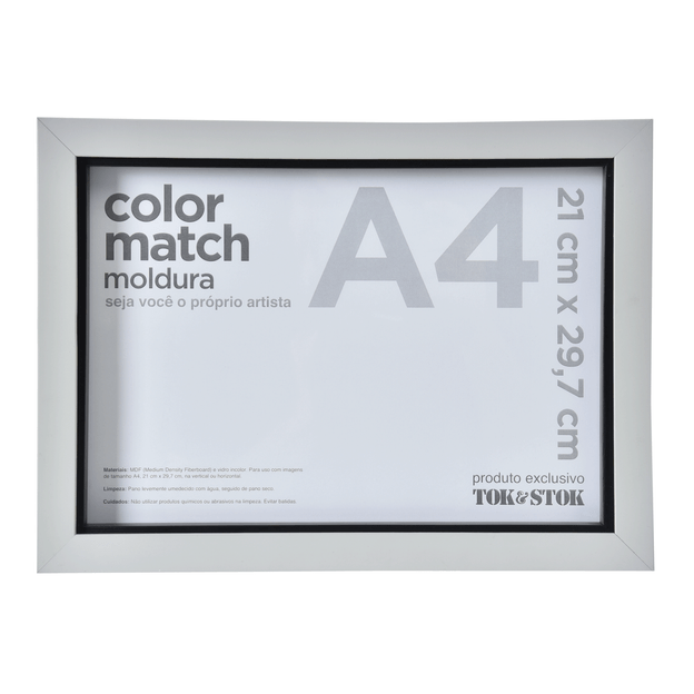 MOLDURA A4 21 CM X 29 CM COLOR MATCH