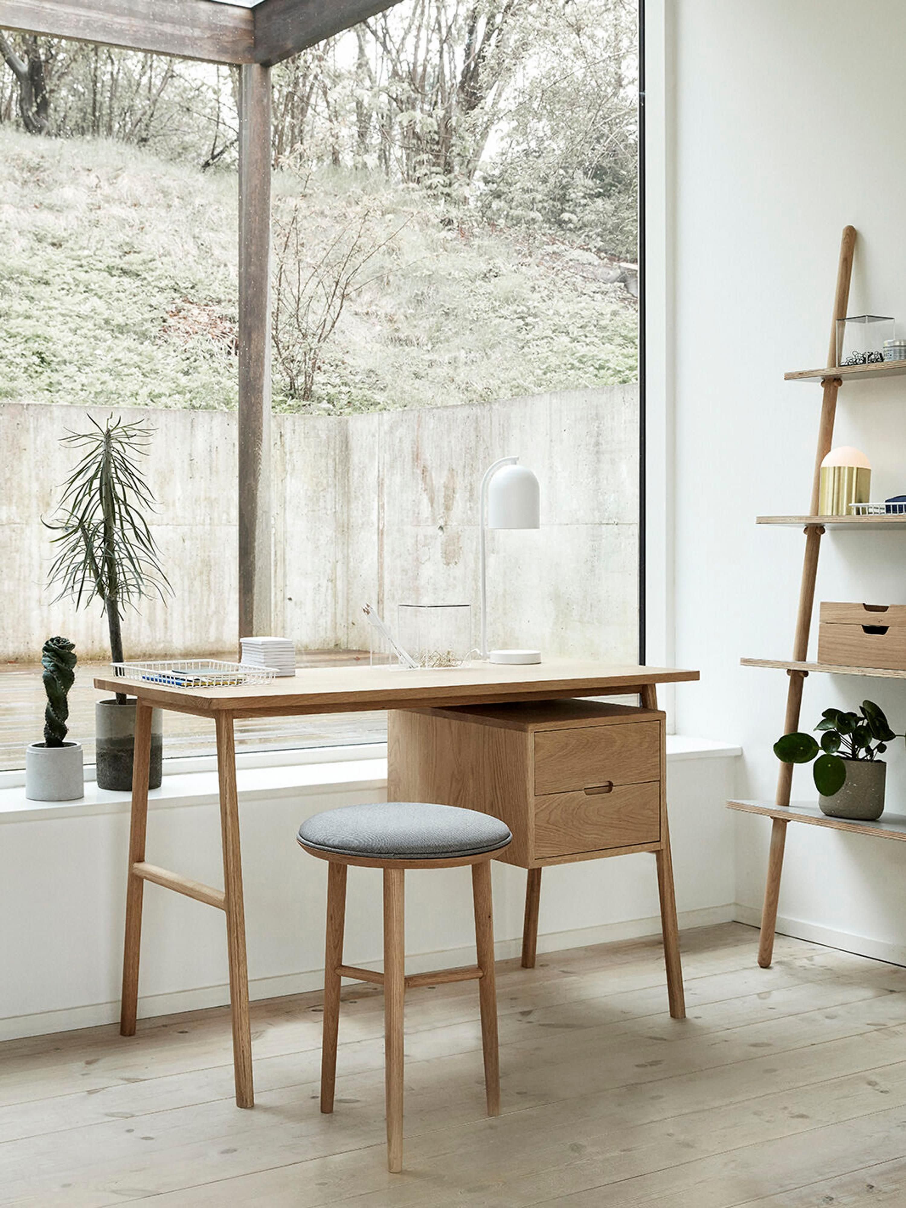 Holz-Schreibtisch Architect mit Schubladen