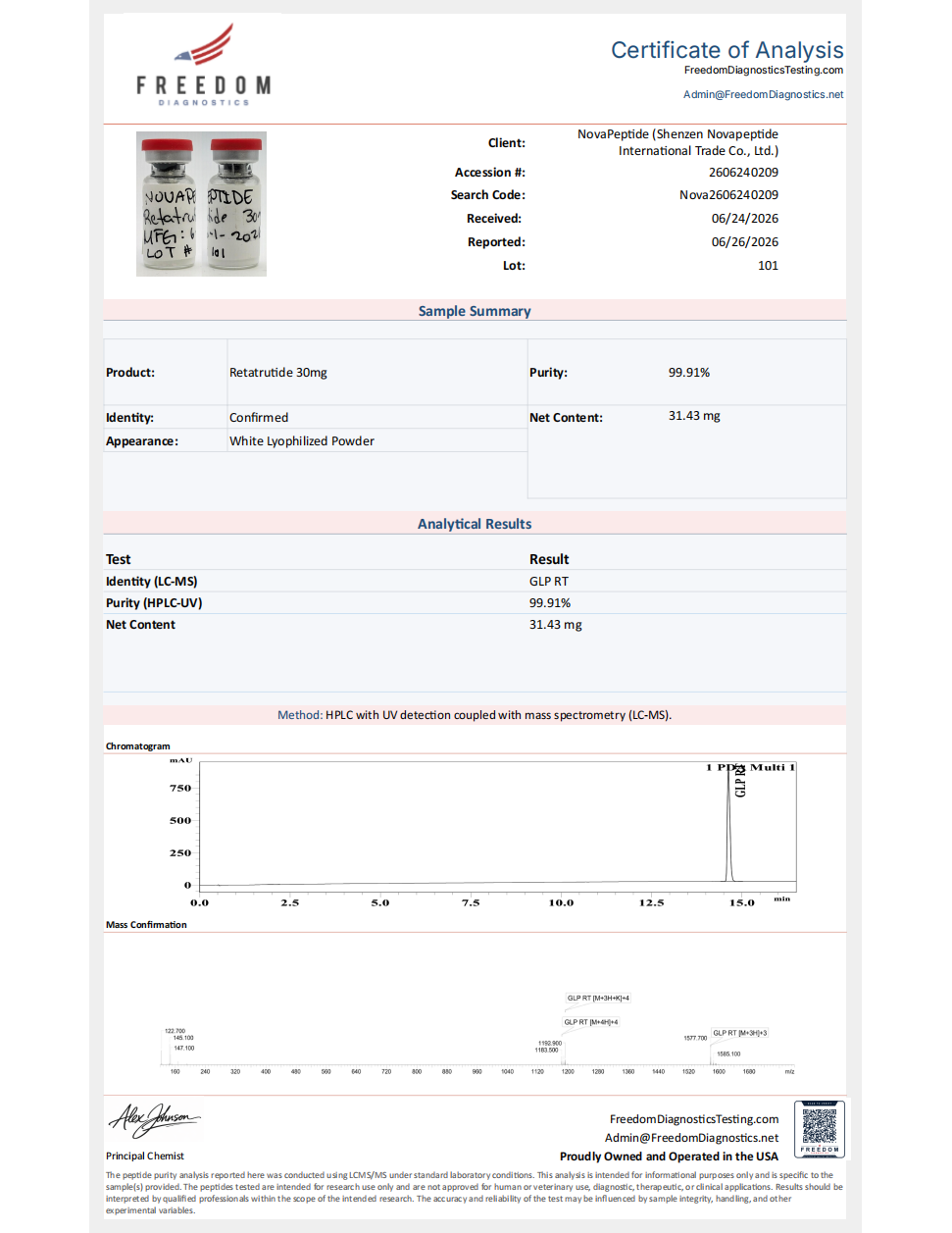 RT30 | Retatrutide 30mg × 10 Vials