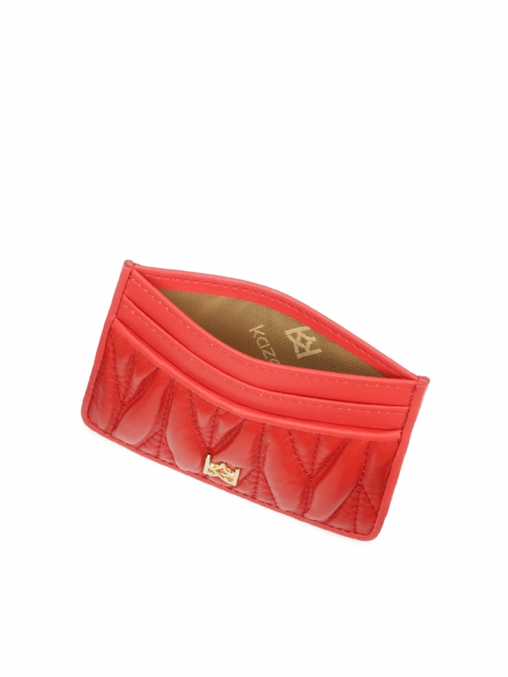 Small flat wallet for cards and documents