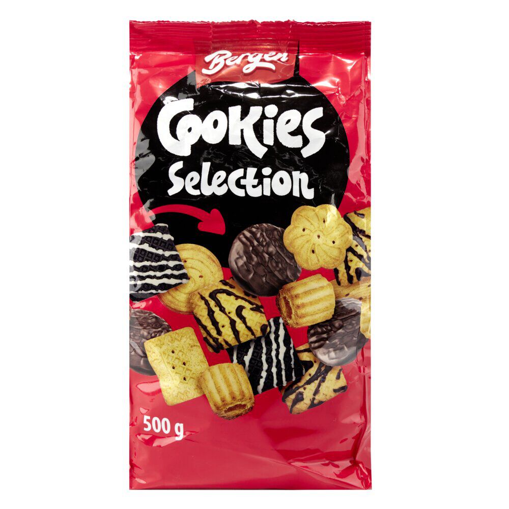 Biscuit cookies sélection mélange sachet 500g