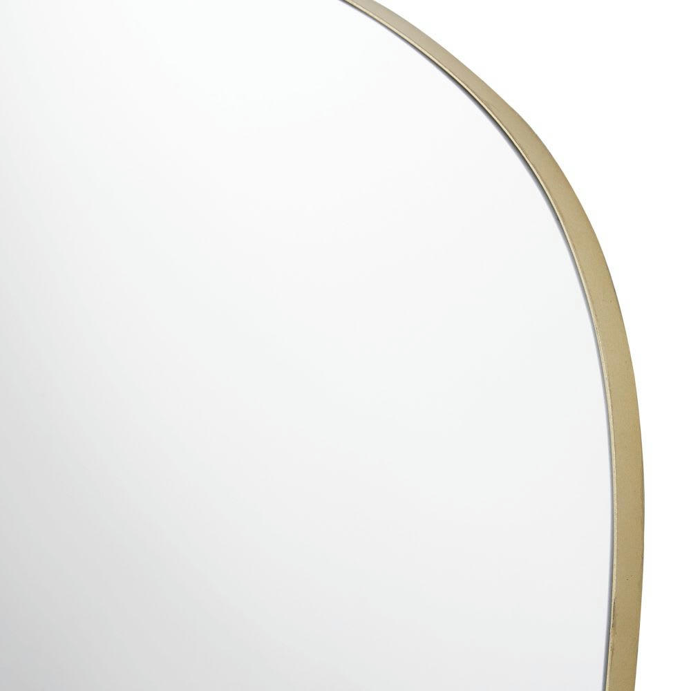 VEREZZO - Miroirs organiques en métal doré (x2) 71x120