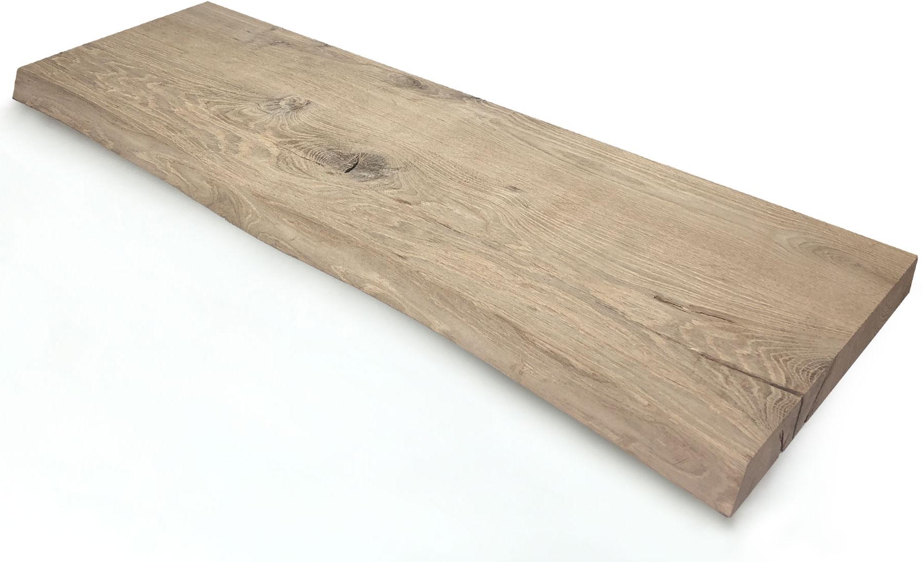 Woodbrothers Oud eiken plank massief boomstam 60x20cm