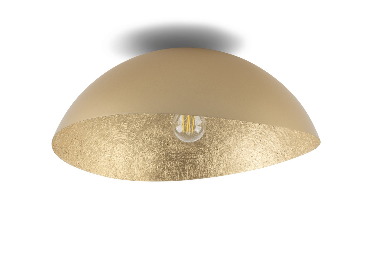 Lampa sufitowa złota Solaris 1xE27x15W wym: 13x32x33 cm Sigma Lighting