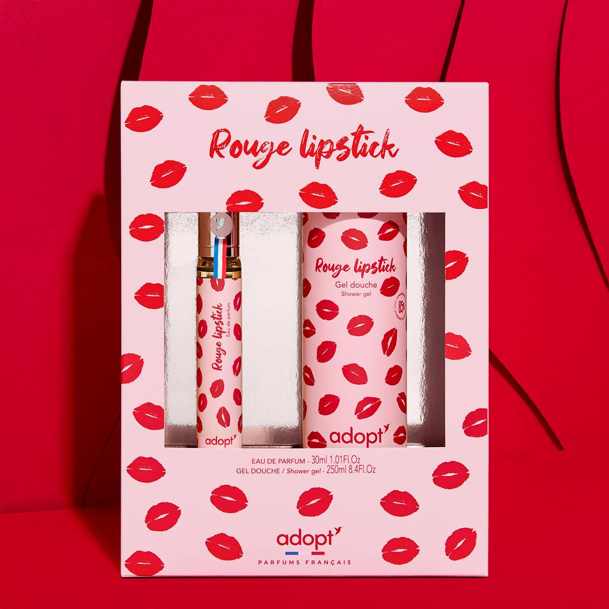 Rouge LipstickCoffret eau de parfum 30 ml   gel douche 250 ml
