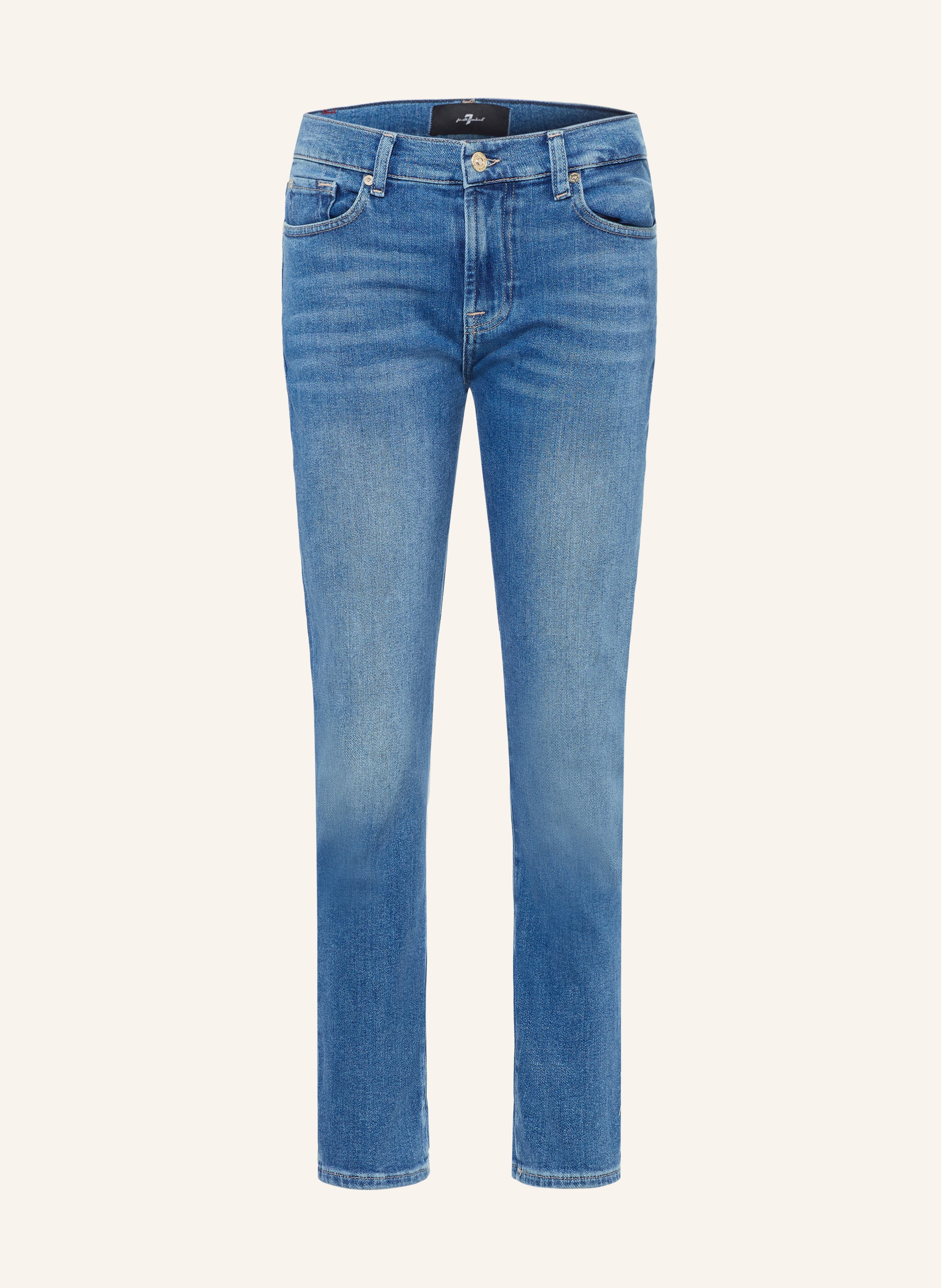 7 for all mankind Skinny Jeans RELAXED SKINNY mit Schmuckperlen