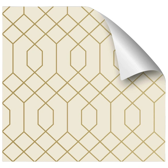 Vliestapete »Elly«, Scandi Design, beige/goldfarben, matt