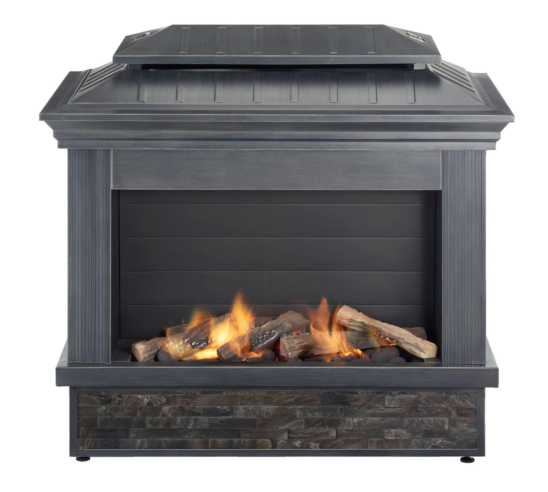 CANVAS Ayles Outdoor Gas Fueled Fireplace