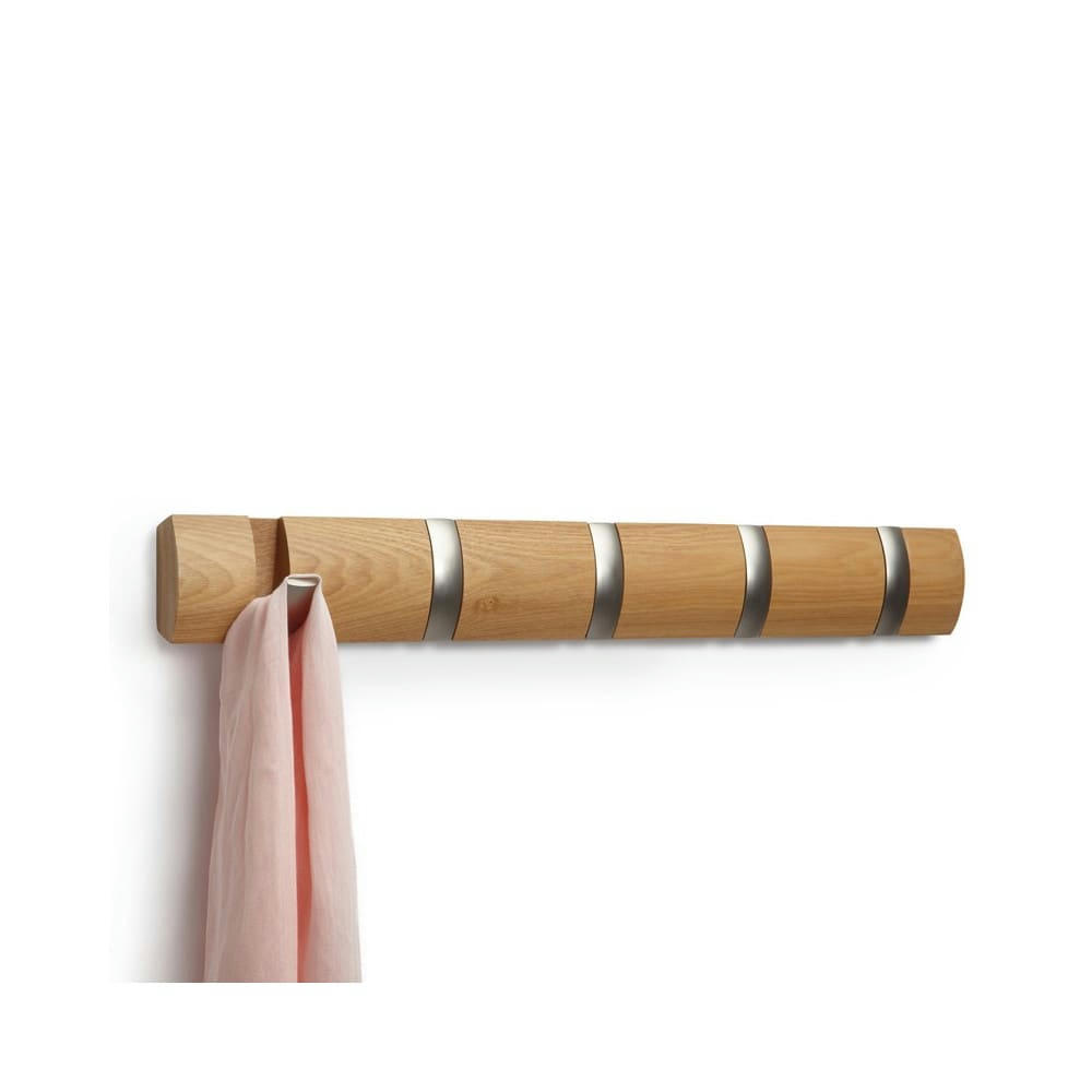 FLIP - Porte manteaux flip hook bois naturel