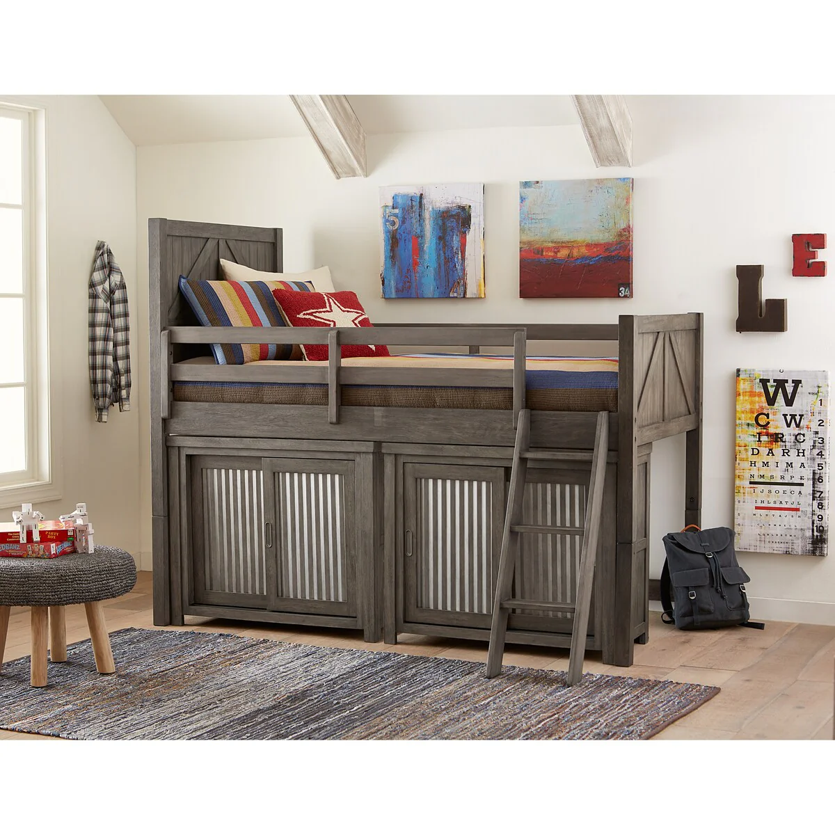 Bunkhouse Sliding Door Chest