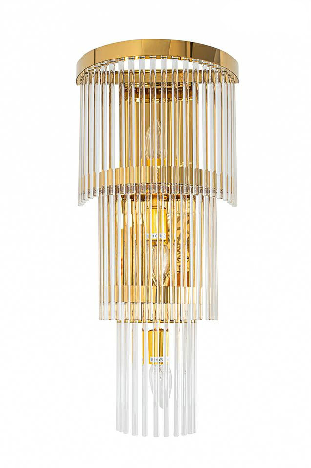MOOSEE lampa ścienna ESTRO złota