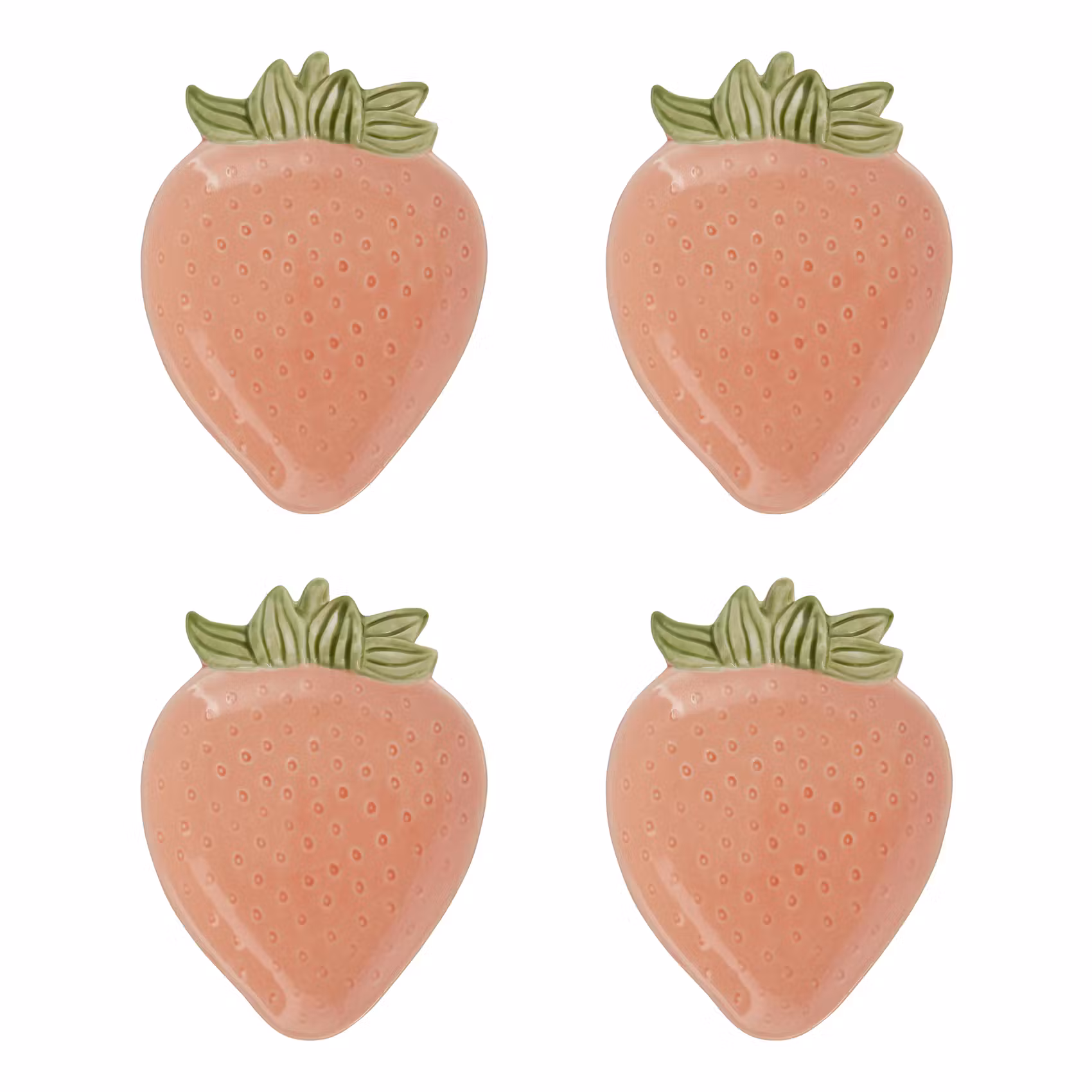 STRAWBERRY Deko-Schale 4er-Set