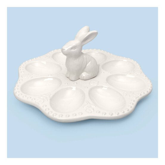 Ceramic Egg Plate 23cm