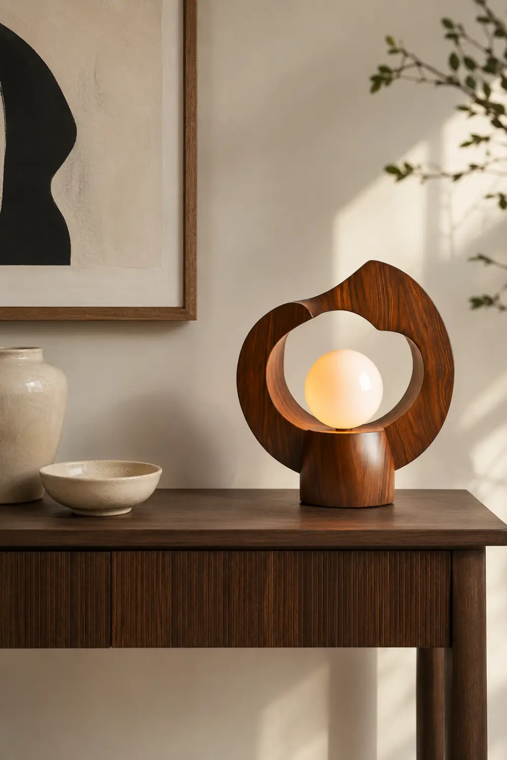 Wooden Art Lamp #WL096