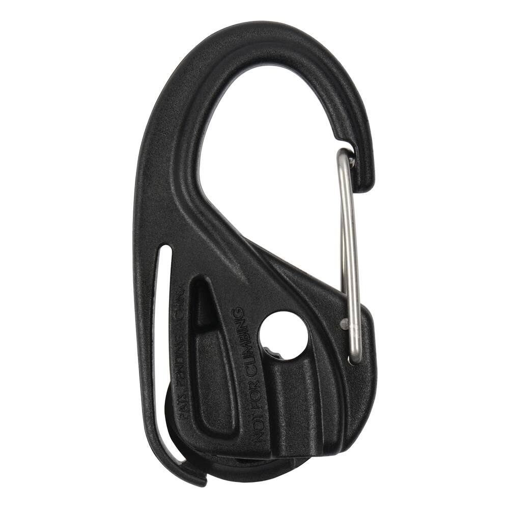 Nite Ize CamJam Plastic No-Knot Cord Tightener & Wiregate Carabiner Clip w/ 8-Ft Rope, 2-pk