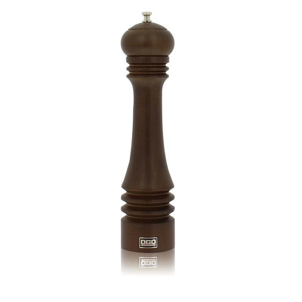 PROFESSIONNEL - Moulin à poivre en bois chocolat 30cm