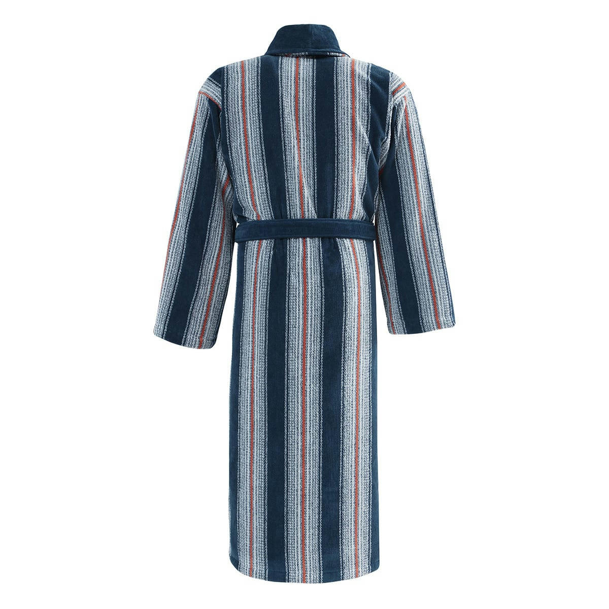 RIO BLEU - Peignoir col châle velours 420 g/m² M