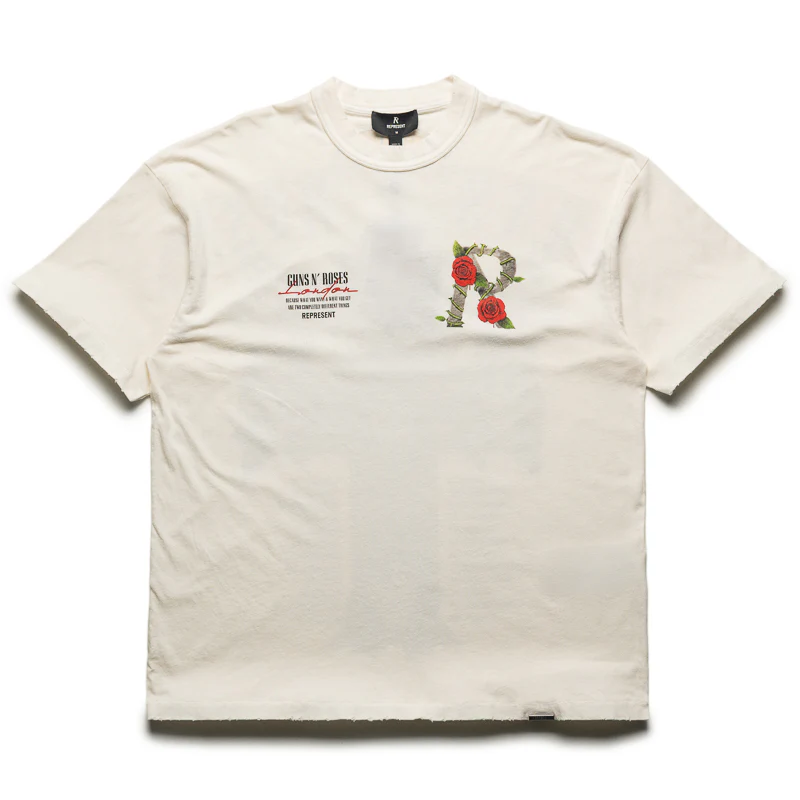 Guns N' Roses x Represent Tour Tee - Flat White