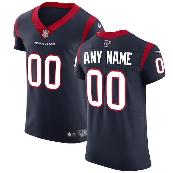 Houston Texans Nike Vapor Untouchable Elite Custom Jersey - Navy