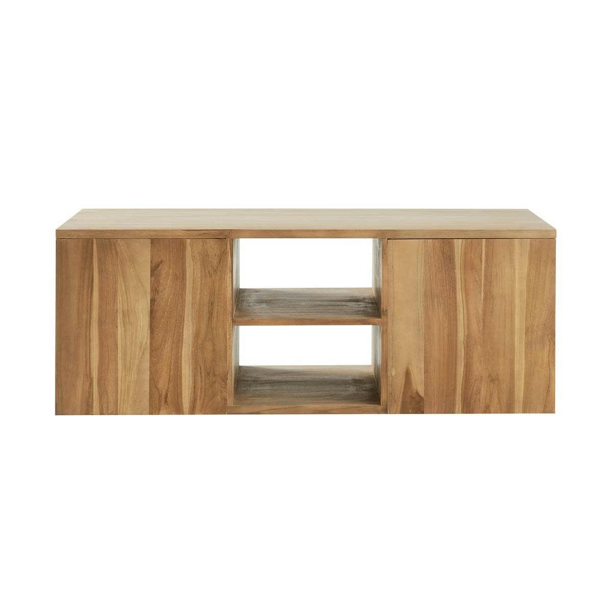 NOA - Meuble double vasque en teck massif 135 cm